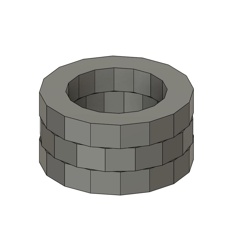 Basic Firepit • 1:64 Scale