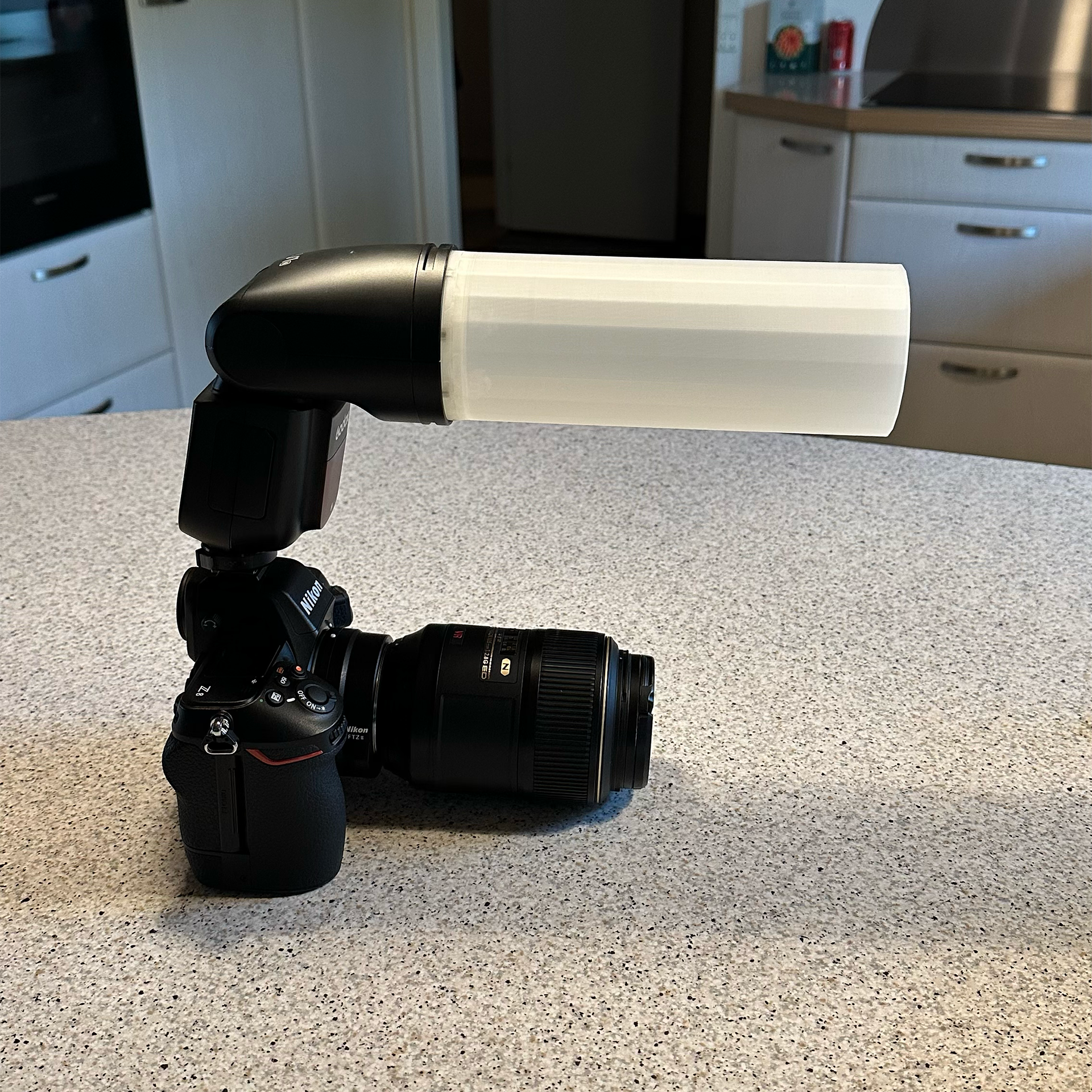 Miniatura 2 do modelo 3D Macro Diffuser for Godox V1 Flash for Nikon