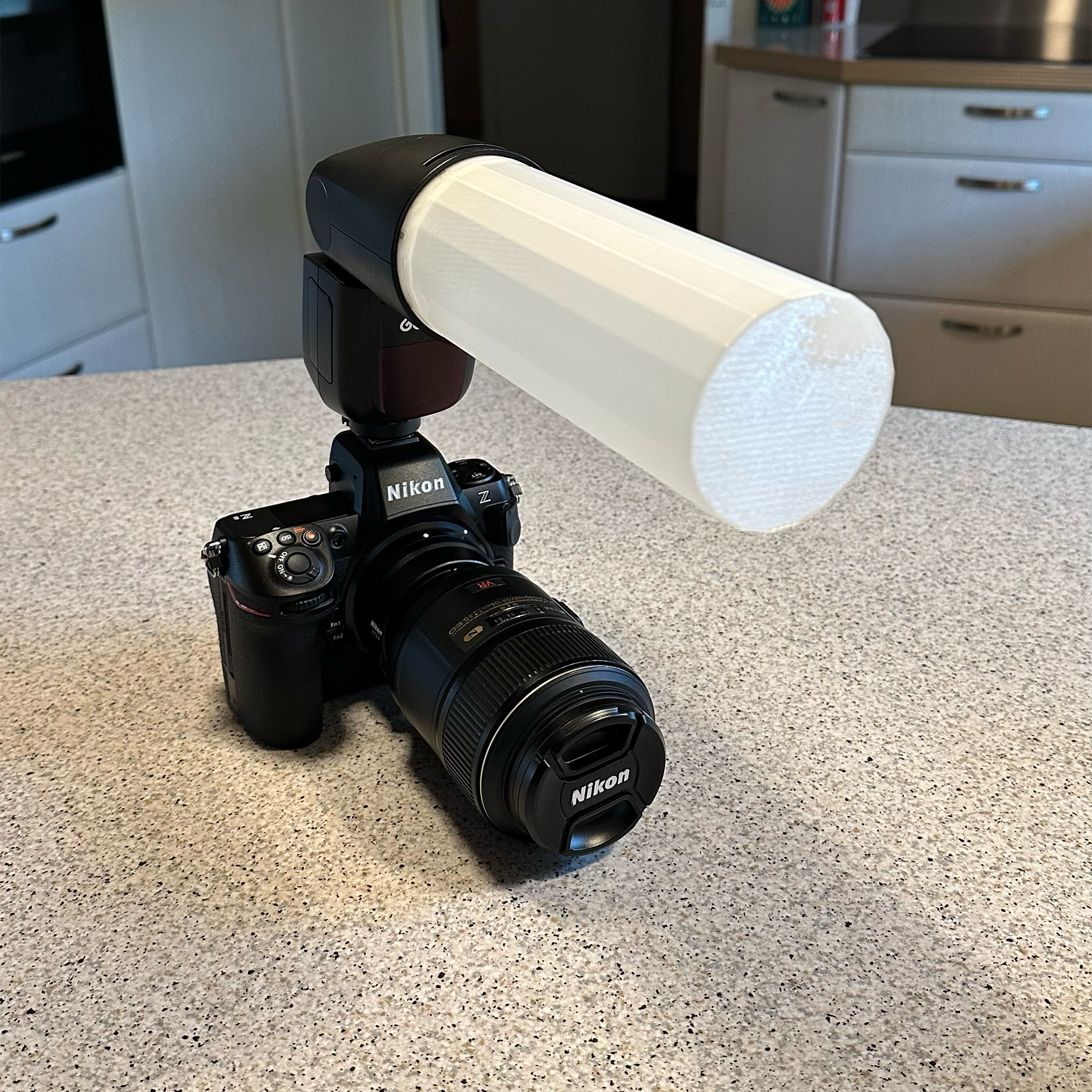 Macro Diffuser for Godox V1 Flash for Nikon