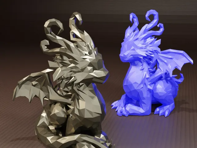 Cute Dragon Low poly