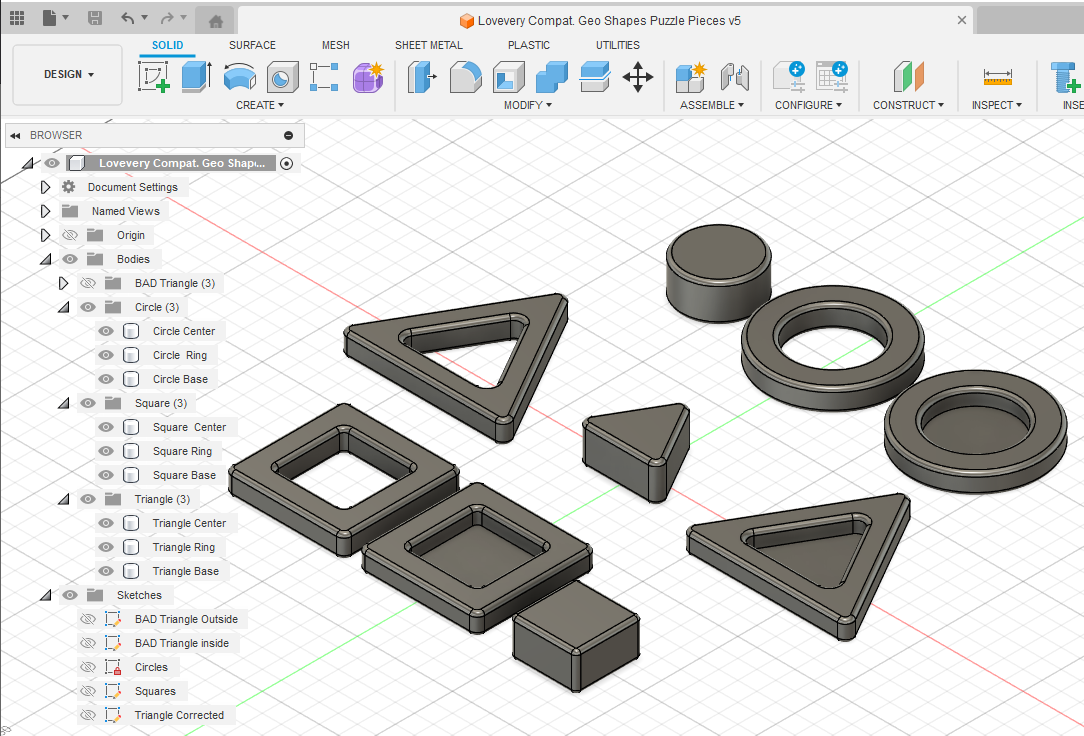 Lovevery Compatible Replacement Pieces by KMentat Download free STL
