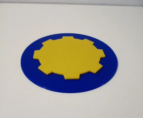 Drink Coaster - Fallout Vault Logo