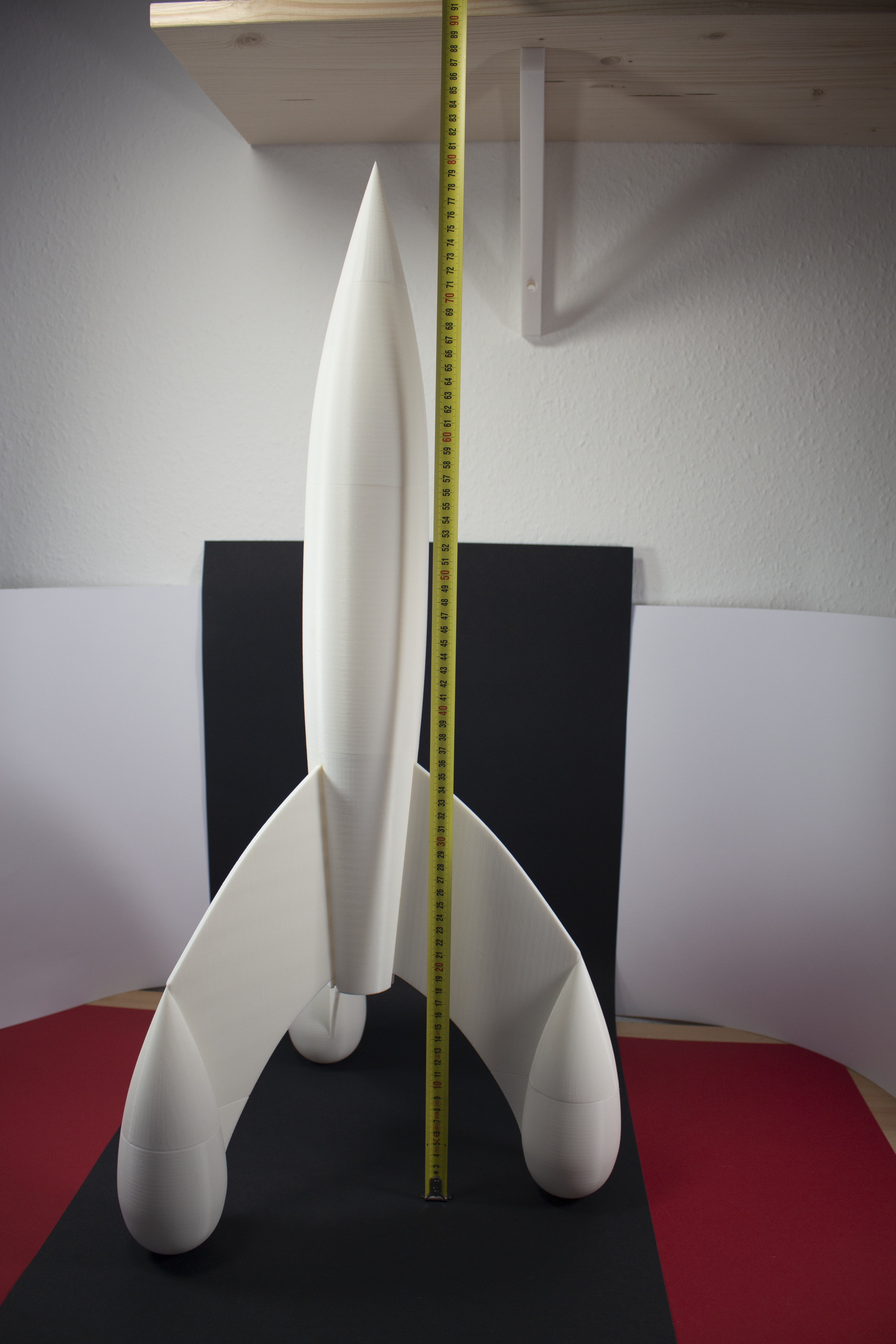Miniatura 3 do modelo 3D Large TinTin Rocket