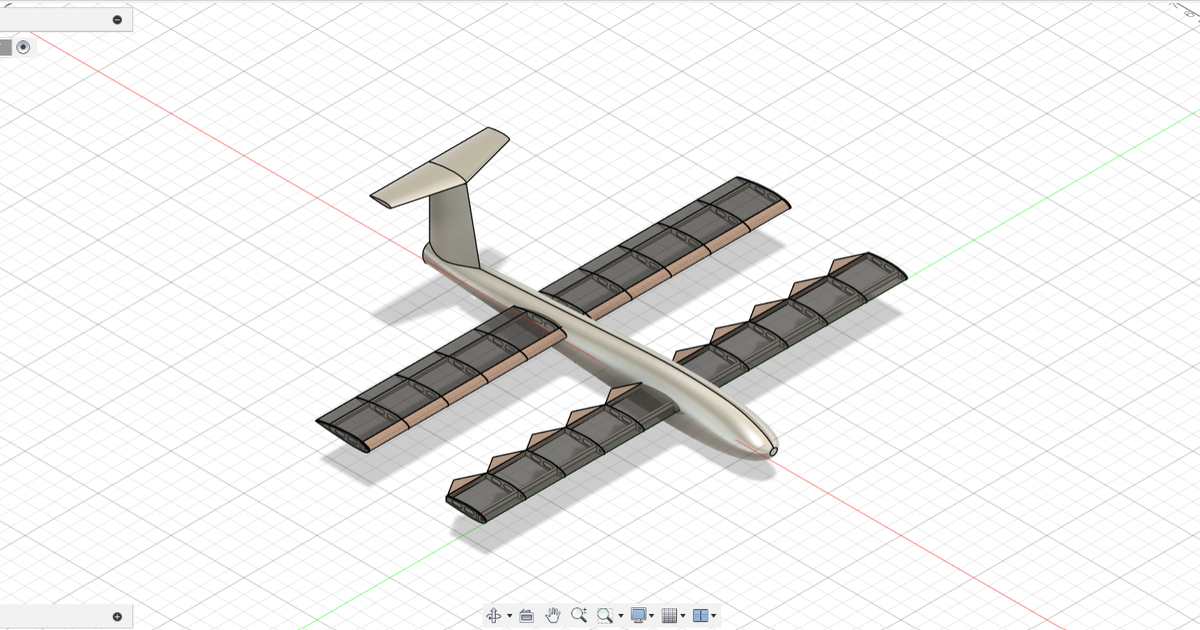 Tandem Wing Configuration Plane by Paulo | Download free STL model ...