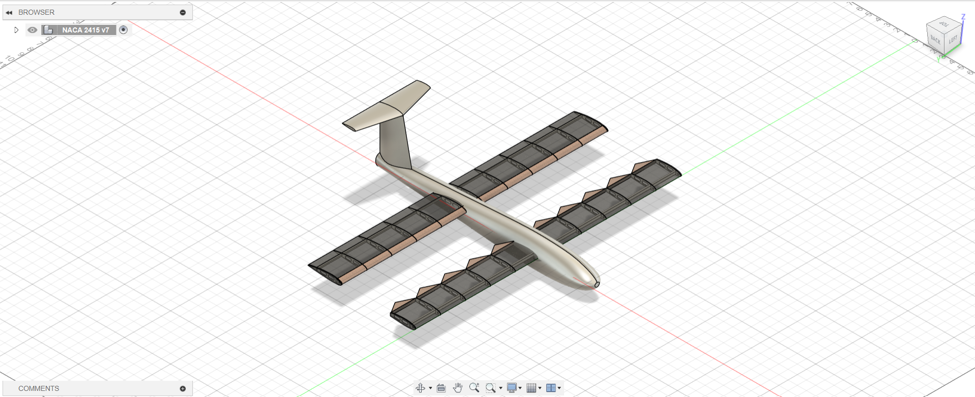 Tandem Wing Configuration Plane by Paulo | Download free STL model ...