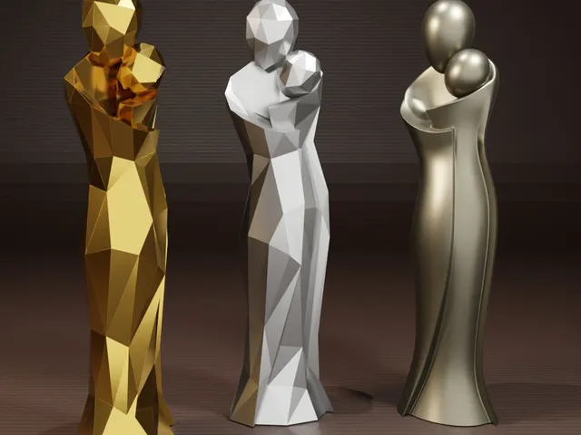 Mother's Day Statue Low Poly and without socket