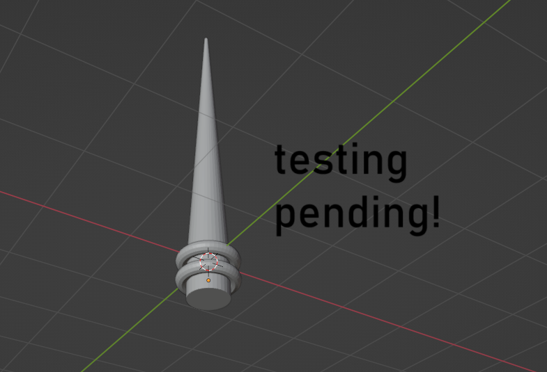 Fake Piercing Taper/Spike
