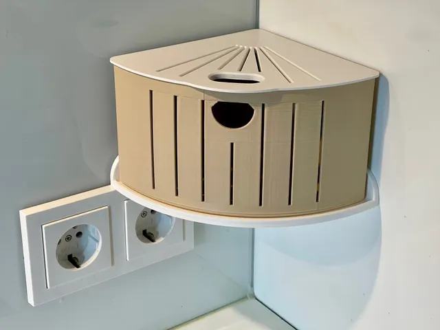Corner Shelf Food Storage Box