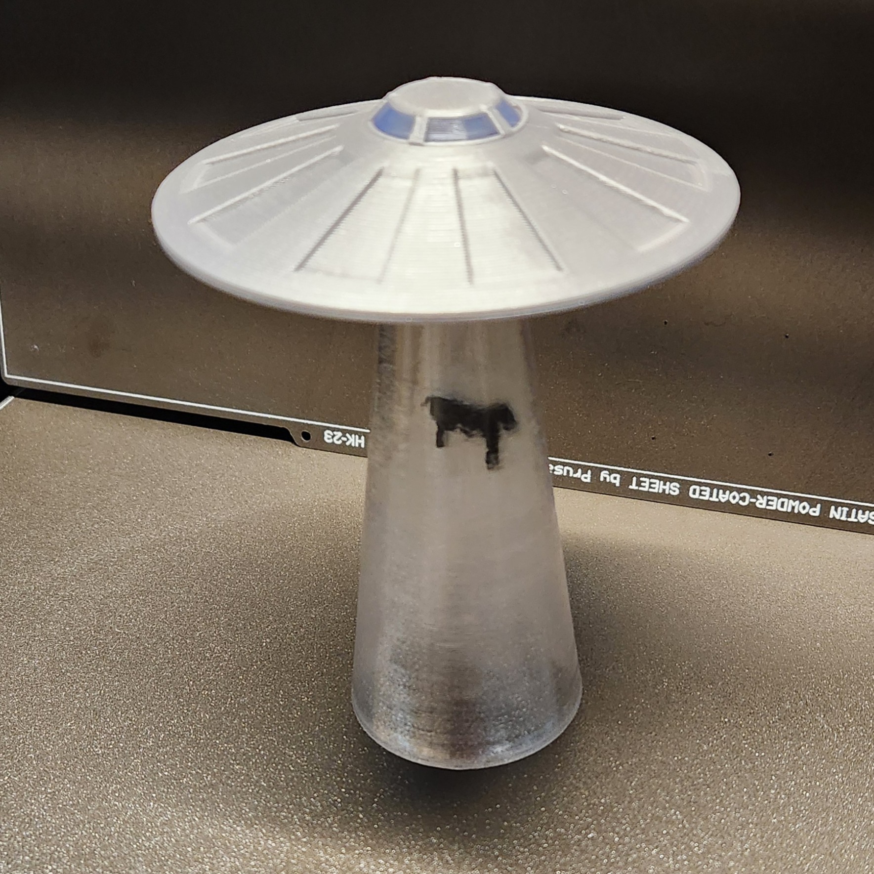 UFO / Flying Saucer - (EZ no support prints, no glue assembly)