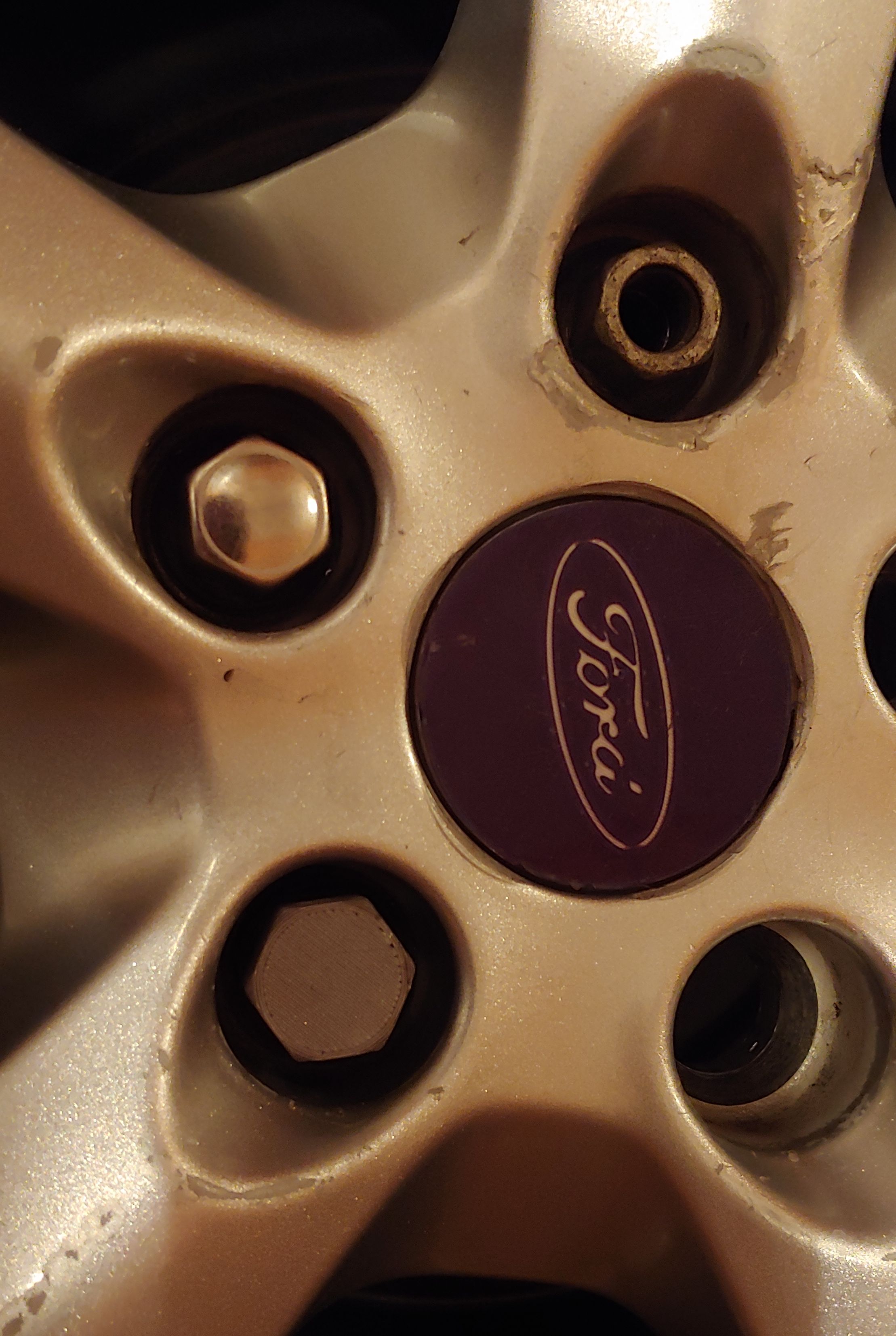 Ford wheel nut cover