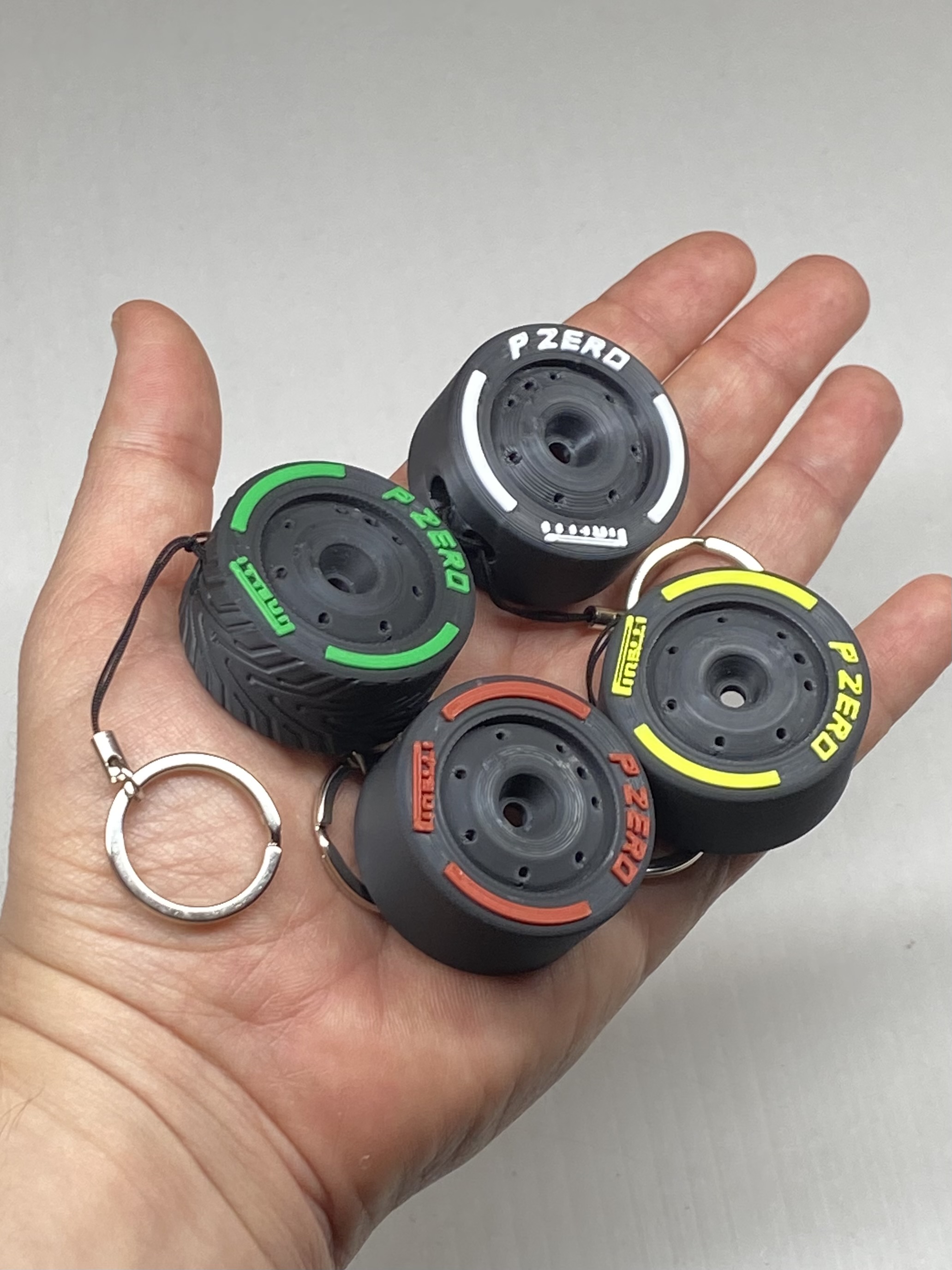F1 Pirreli Tire Keychain Collection 2024 by f1dude | Download free STL ...