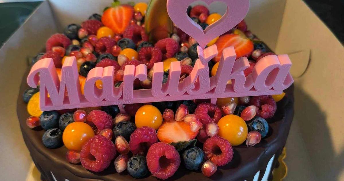 Cake topper zapichov tko maru ka by vojtas life download free stl