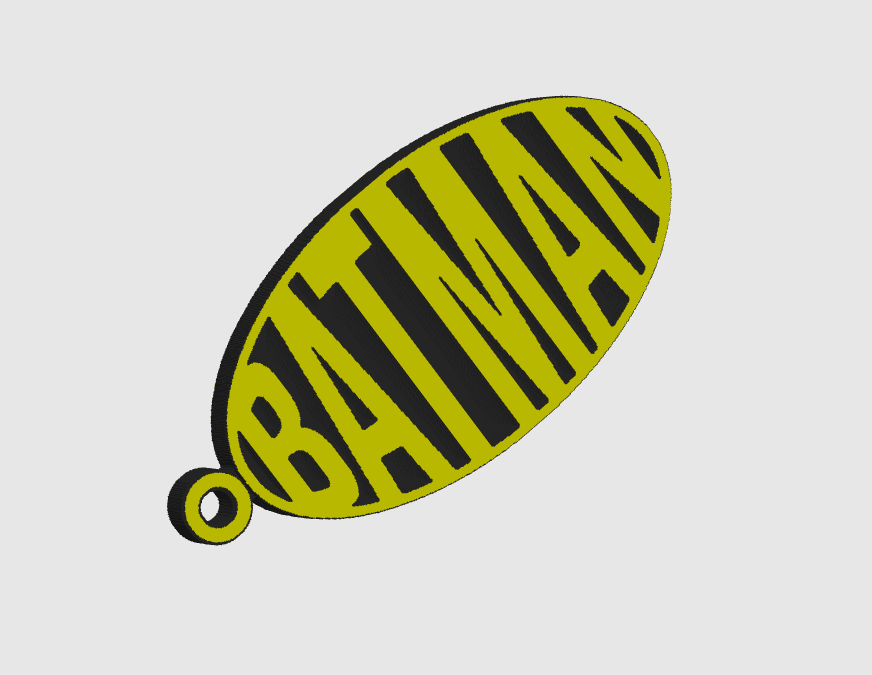 Miniatura 3 do modelo 3D Best Batman KeyChain