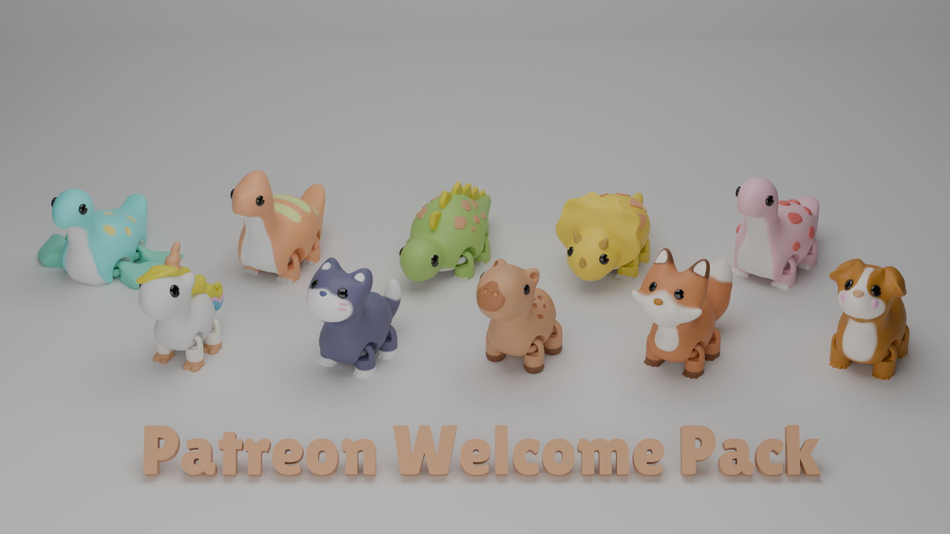 3D Flexi Unicorn Keychain (Limited Time Free) by UniQrint Download