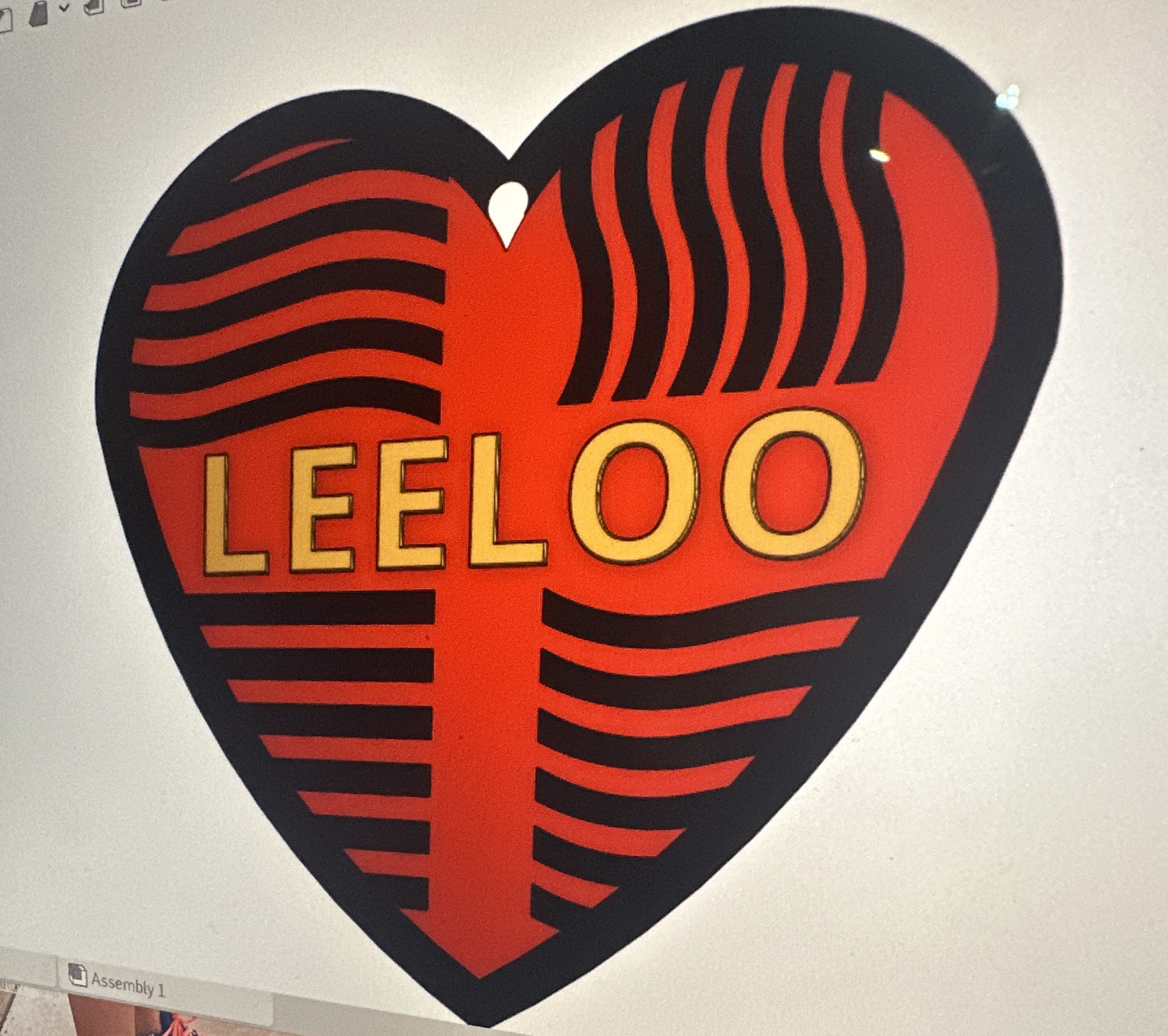 LeeLoo - 5th Element - nametag 3 colors no AMS