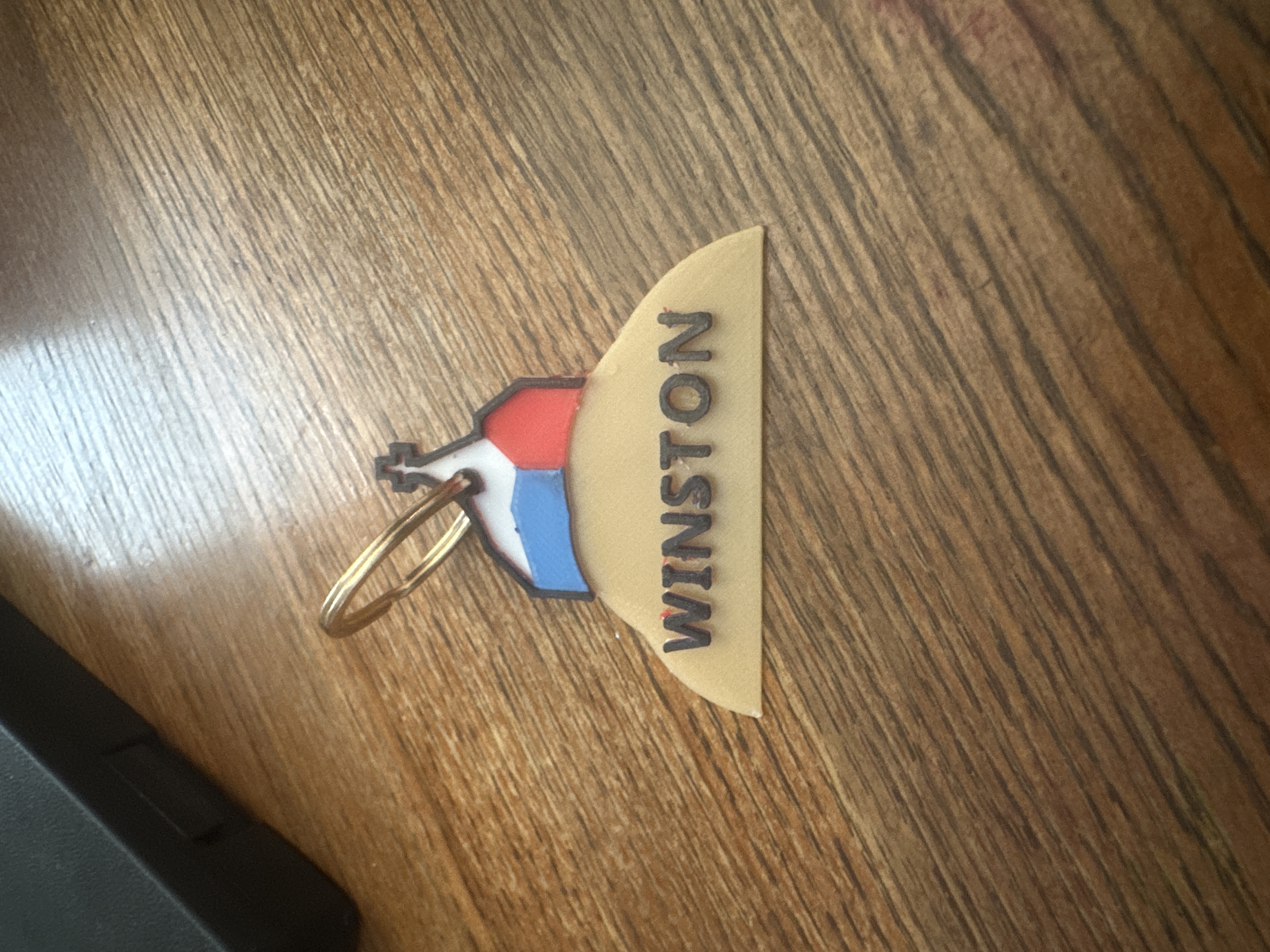Winston (Churchill) nametag - 5 colors no AMS