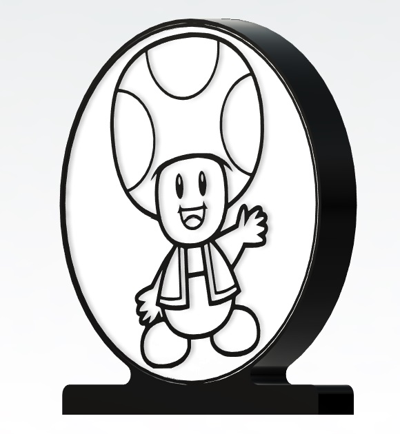 Miniatura 2 do modelo 3D Light box toad