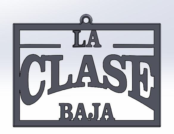 llavero con letras