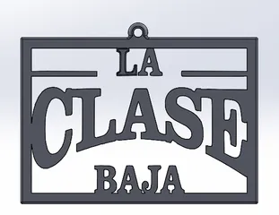 llavero con letras
