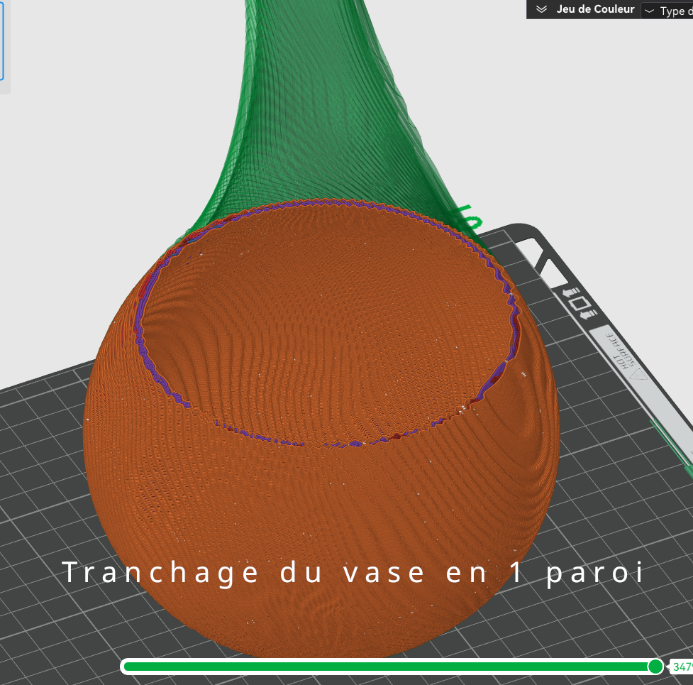 Vase « Grooved Pear » — thumbnail 5