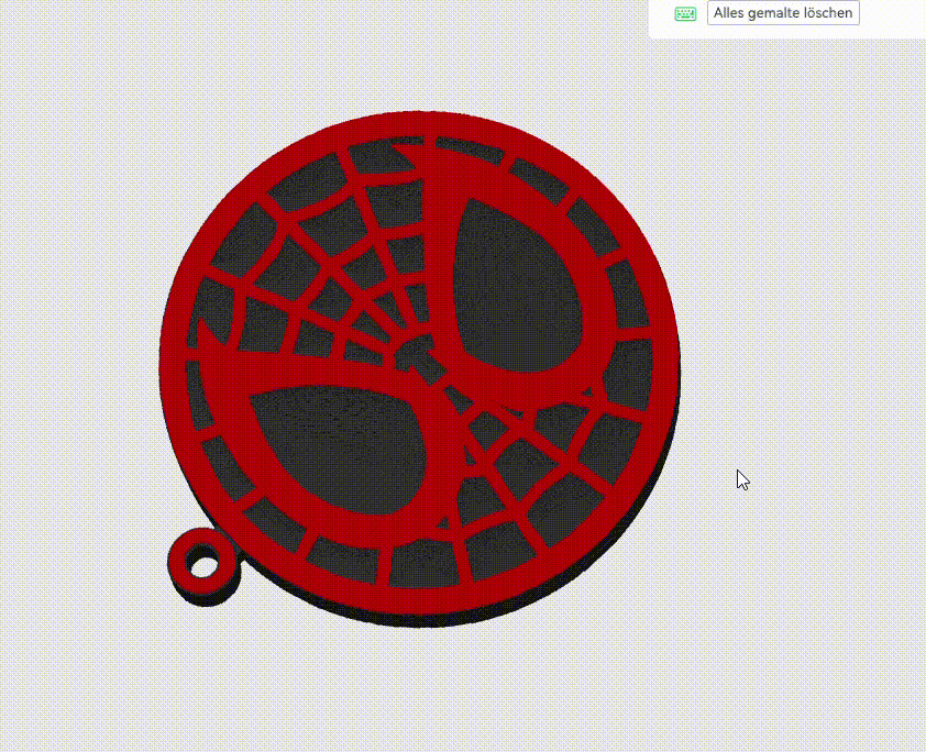 Miniatura 2 do modelo 3D Best SPIDERMAN KeyChain