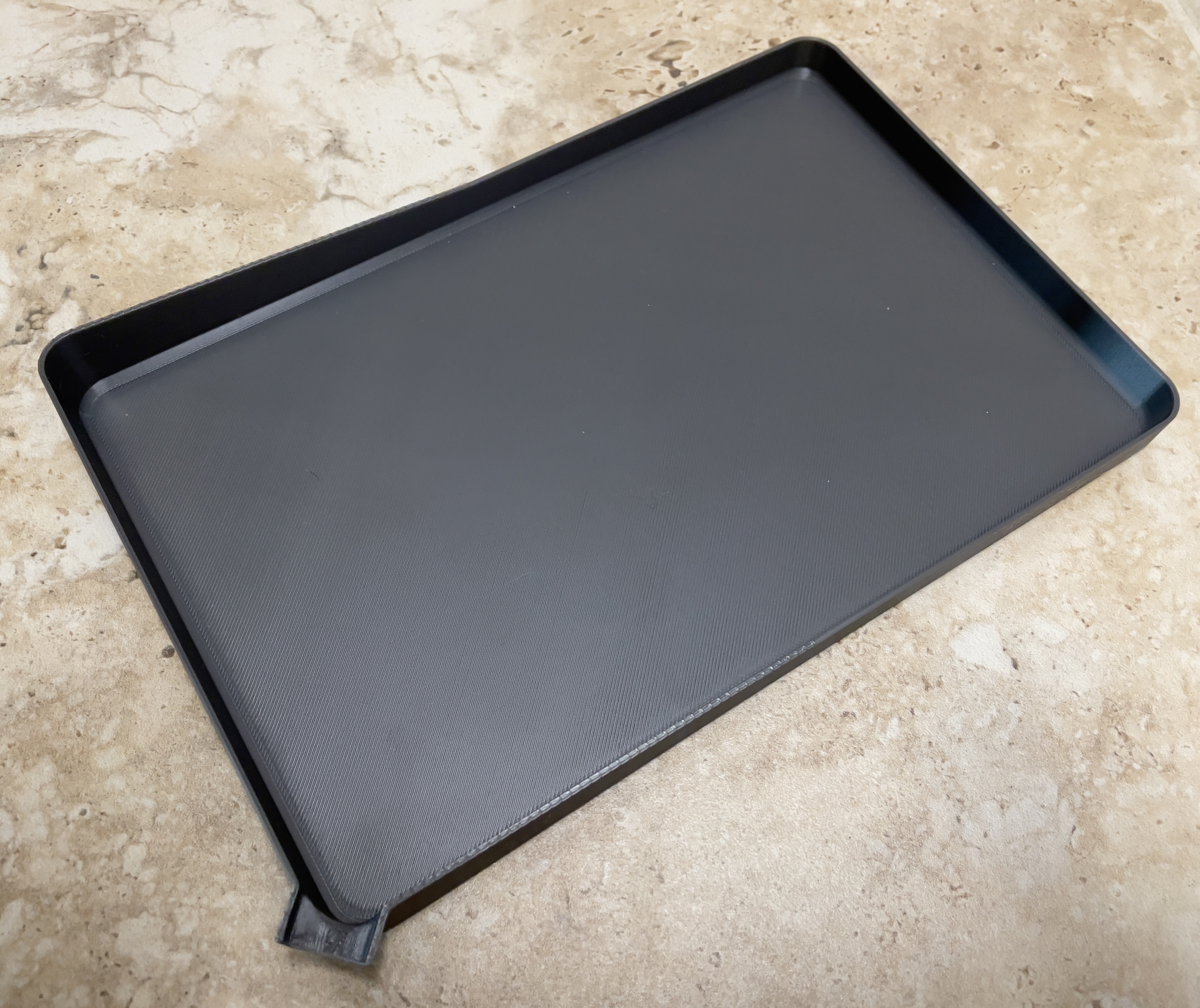 Drip Tray for Washer Lint Trap Cleanout