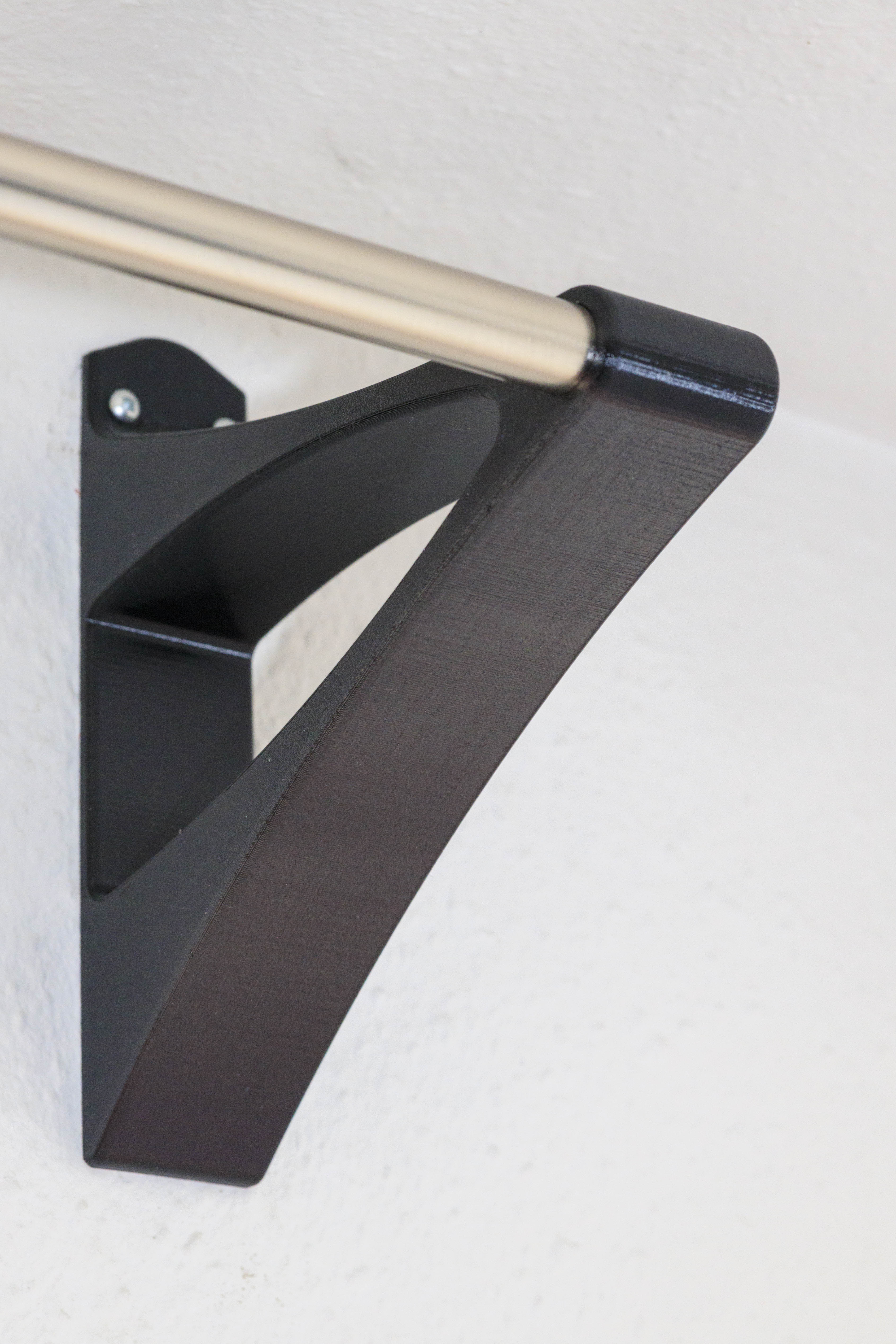 Curtain rod bracket for 20mm rods