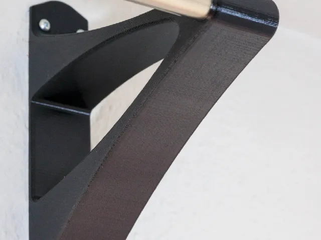 Curtain rod bracket for 20mm rods
