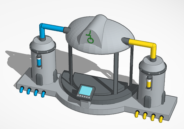 Sci-Fi Fluid tank 32mm scale