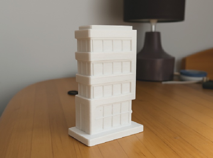 Miniatura 2 do modelo 3D Miniature Skyscraper Model