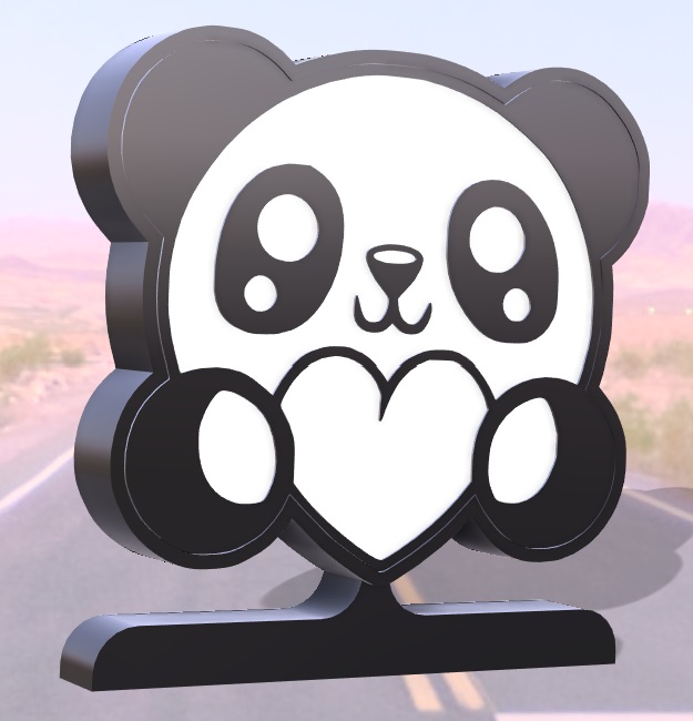 Light box Panda Kawai