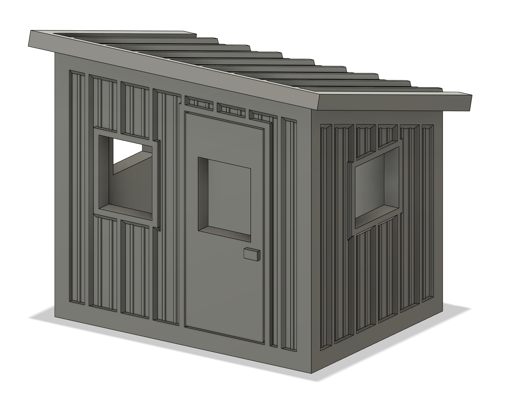 Mini Chicken Coop • 1:64 Scale by Starstreak Designs | Download free ...