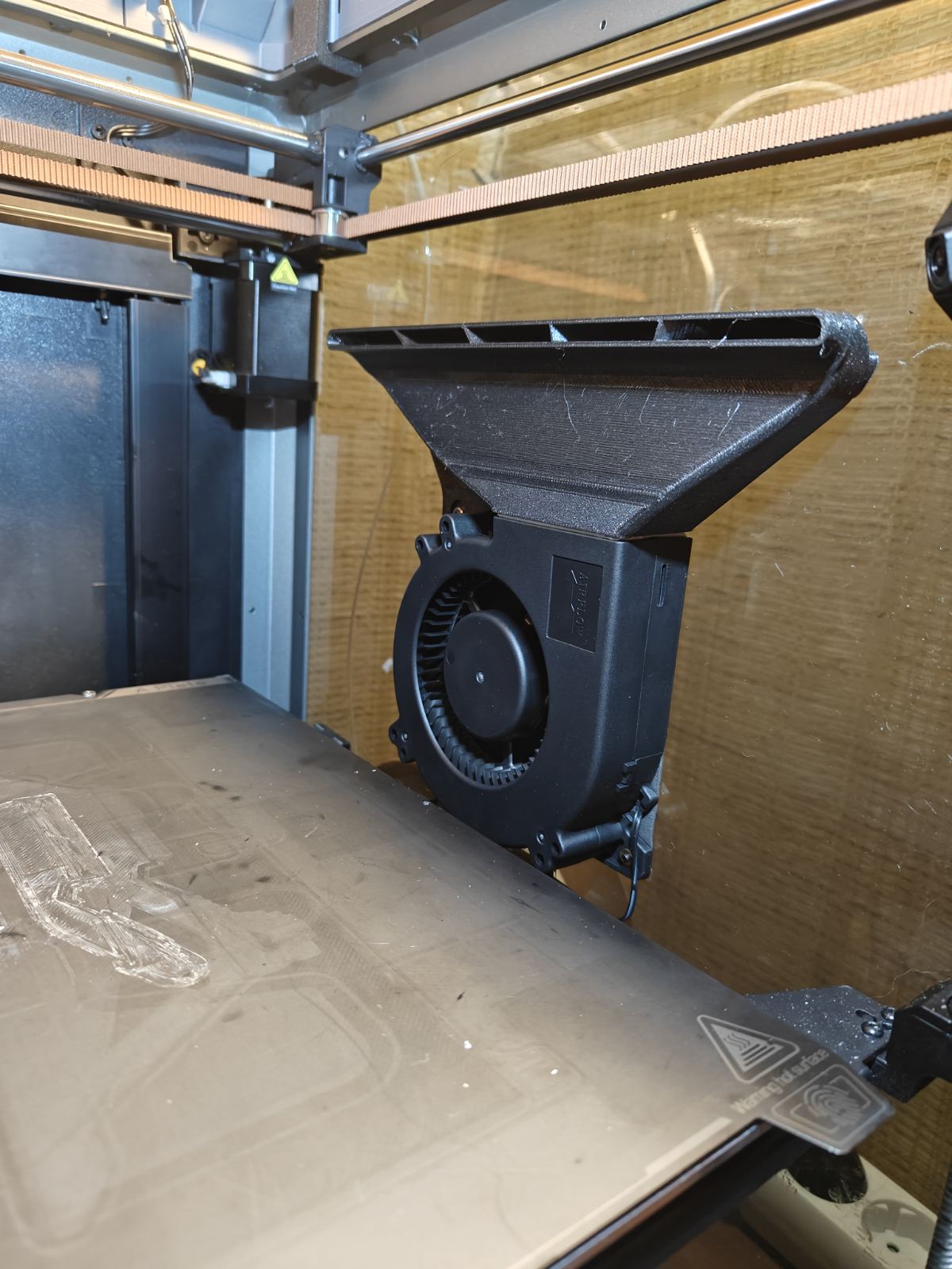 Creality K1 Max bigger duct