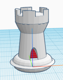 Miniatura 2 do modelo 3D Rook - Chess Piece