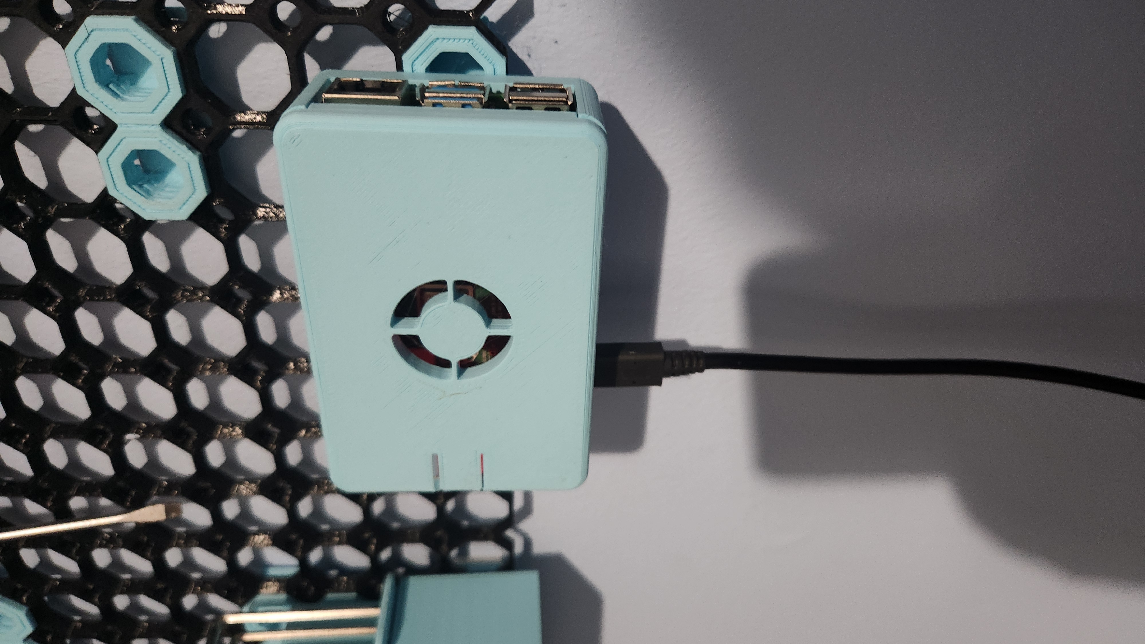 Multiboard mount Raspberry Pi 4 Model B Screwless case