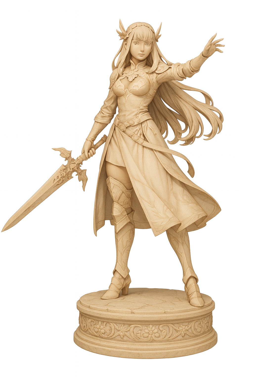 Valkyrie Warrior – Paintable Figure
