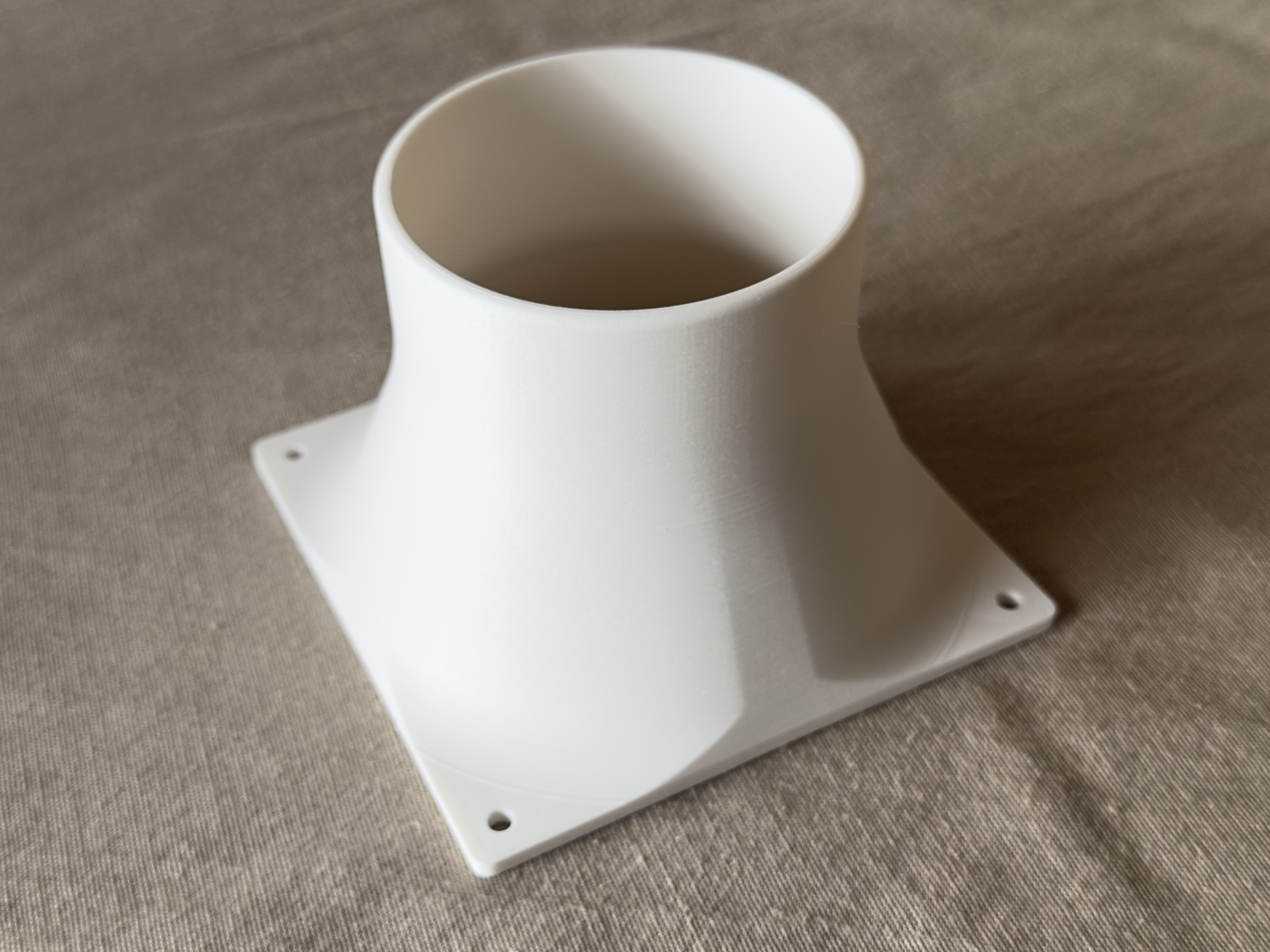 120mm Fan Duct to 3 inch PVC Pipe