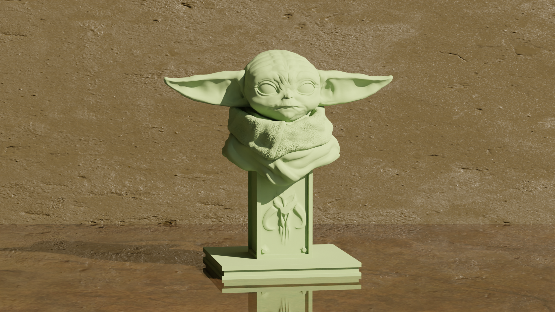 Grogu (Baby Yoda) - Star Wars Home Decor