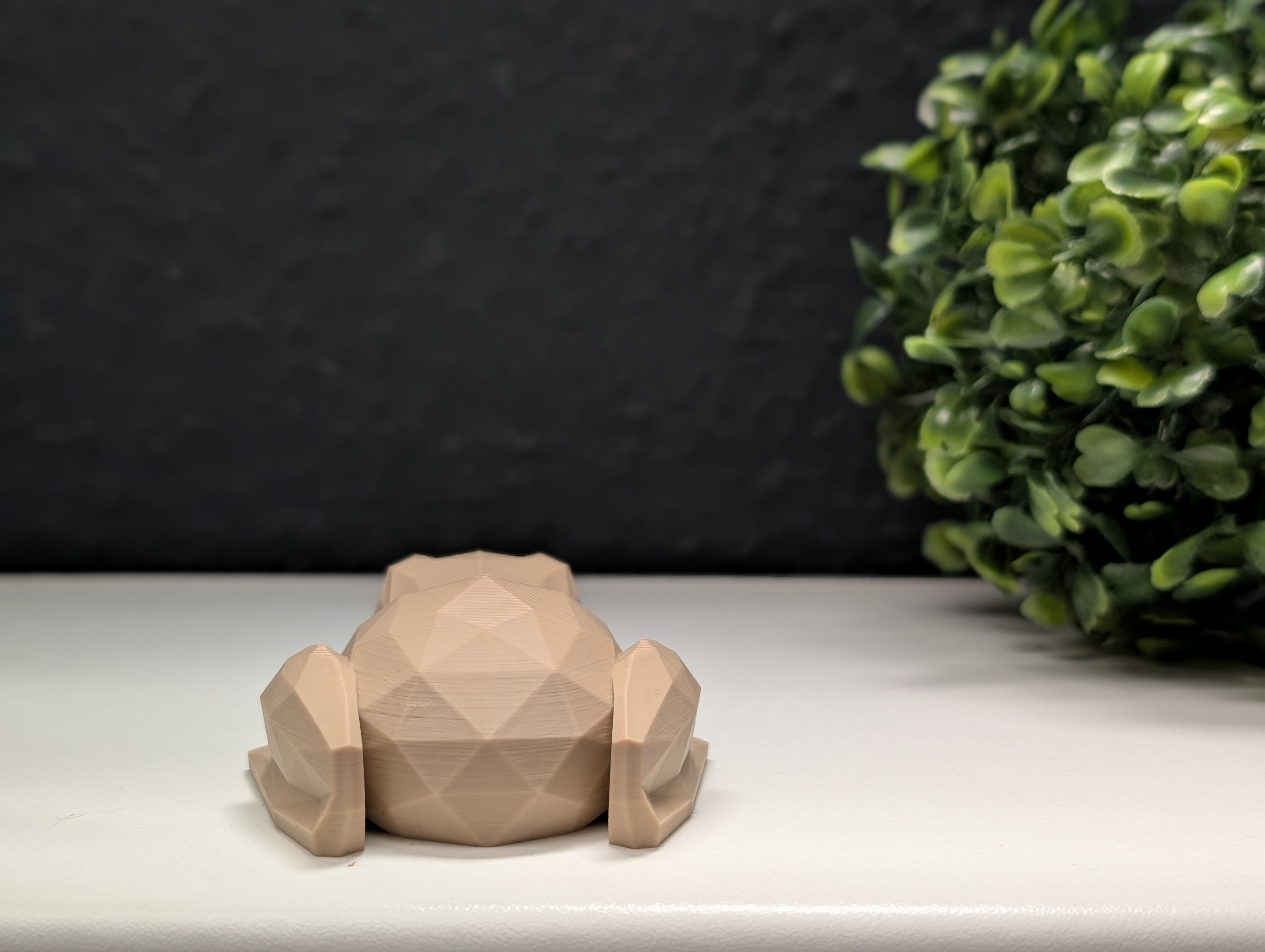 Miniatura 6 do modelo 3D Low Poly Sleeping Frog