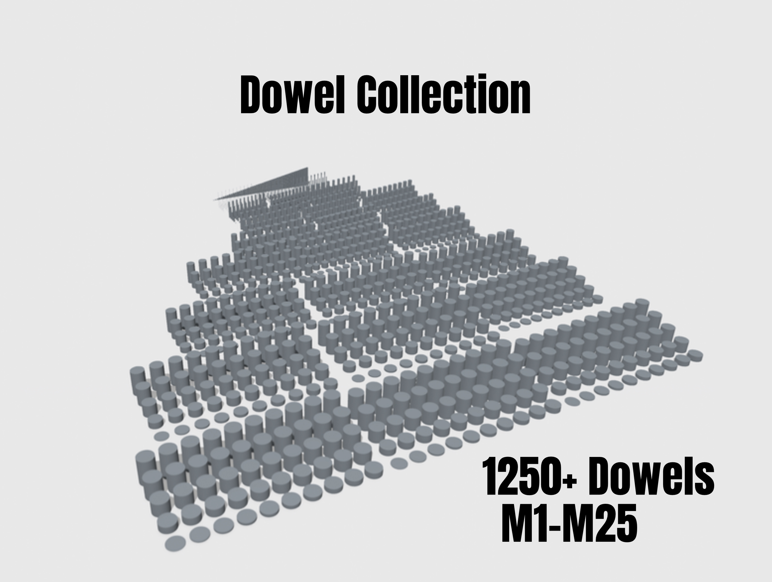 Dowels 3d printable