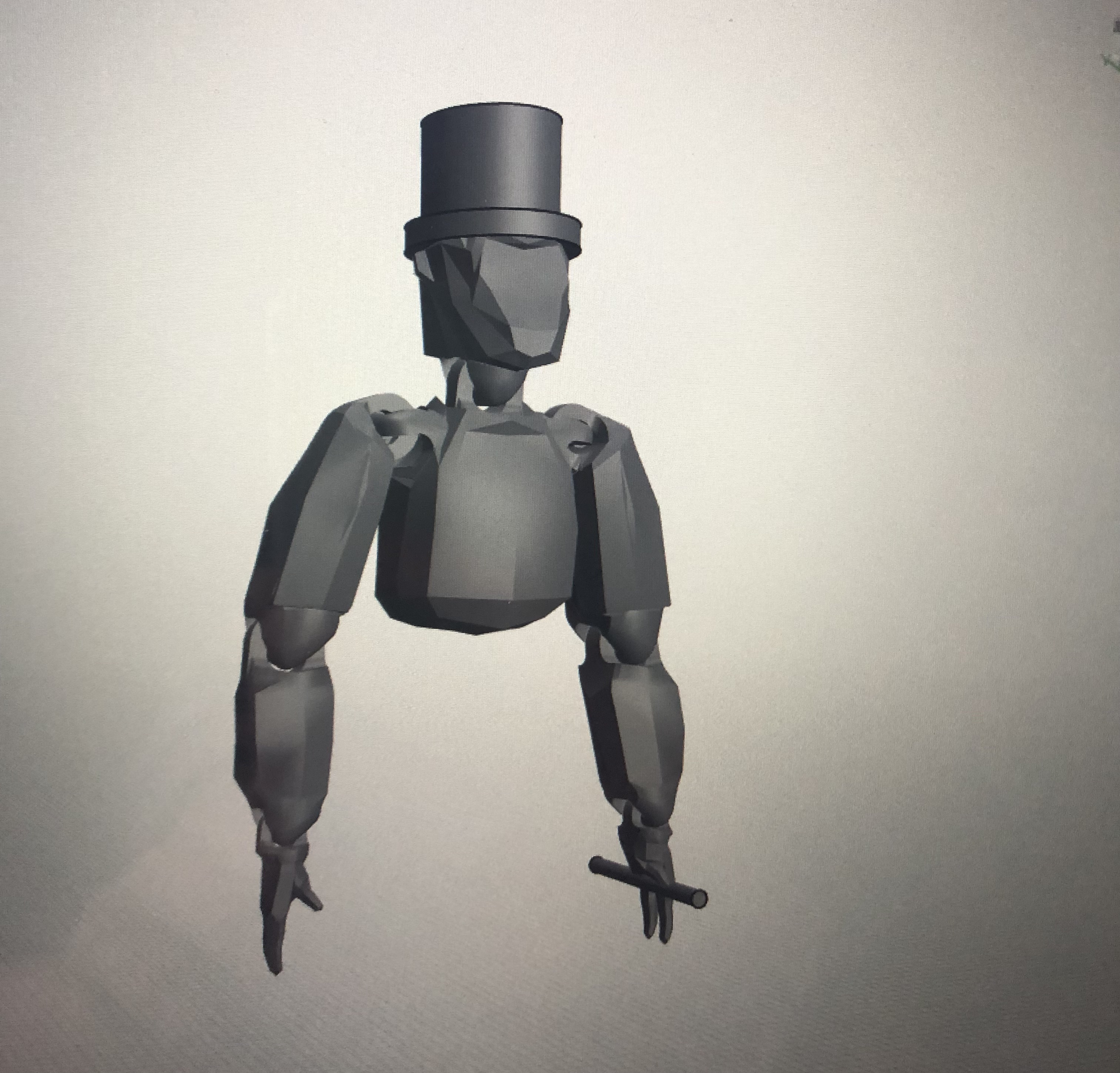 gorilla tag figure articulated wizard