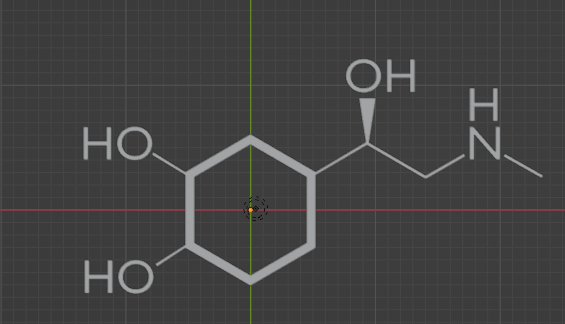 adrenalin-structure-formula-by-el-bueno-download-free-stl-model