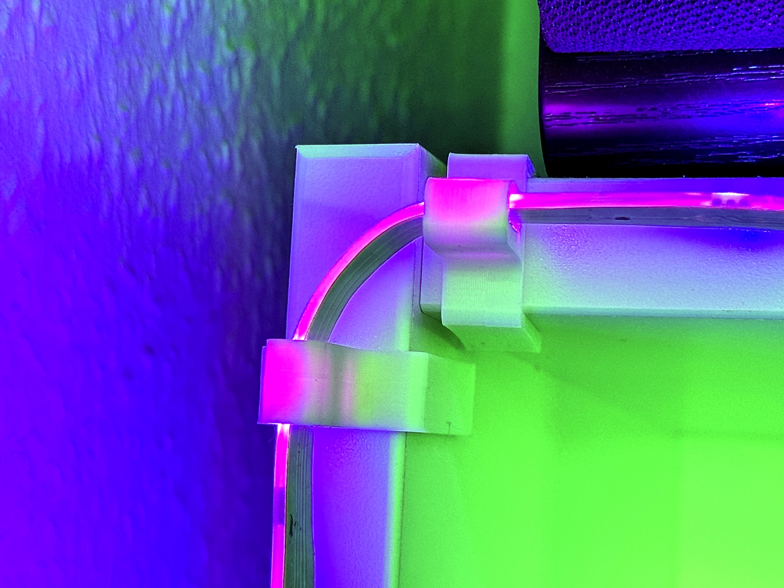 Clip / Bracket / Clamp for mounting LED strips on IKEA Billy bookcase & Gnedby shelving unit