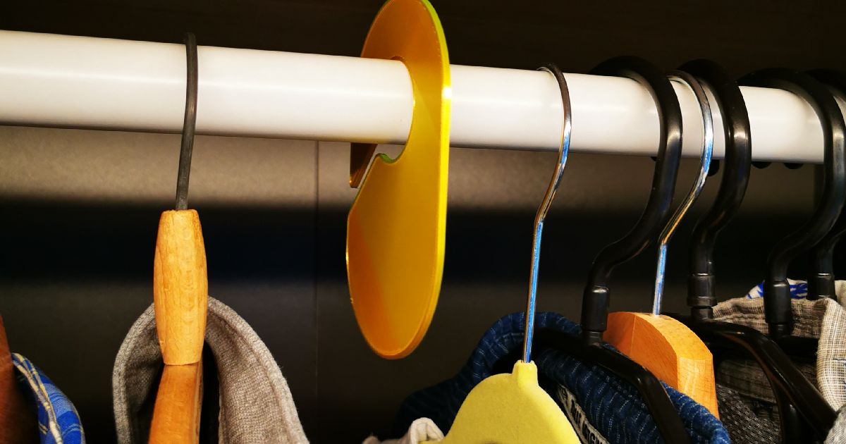 Clothes rail separator by Alea | Download free STL model | Printables.com