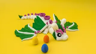 Elder Easter Dragon - Articulated Dragon Figure