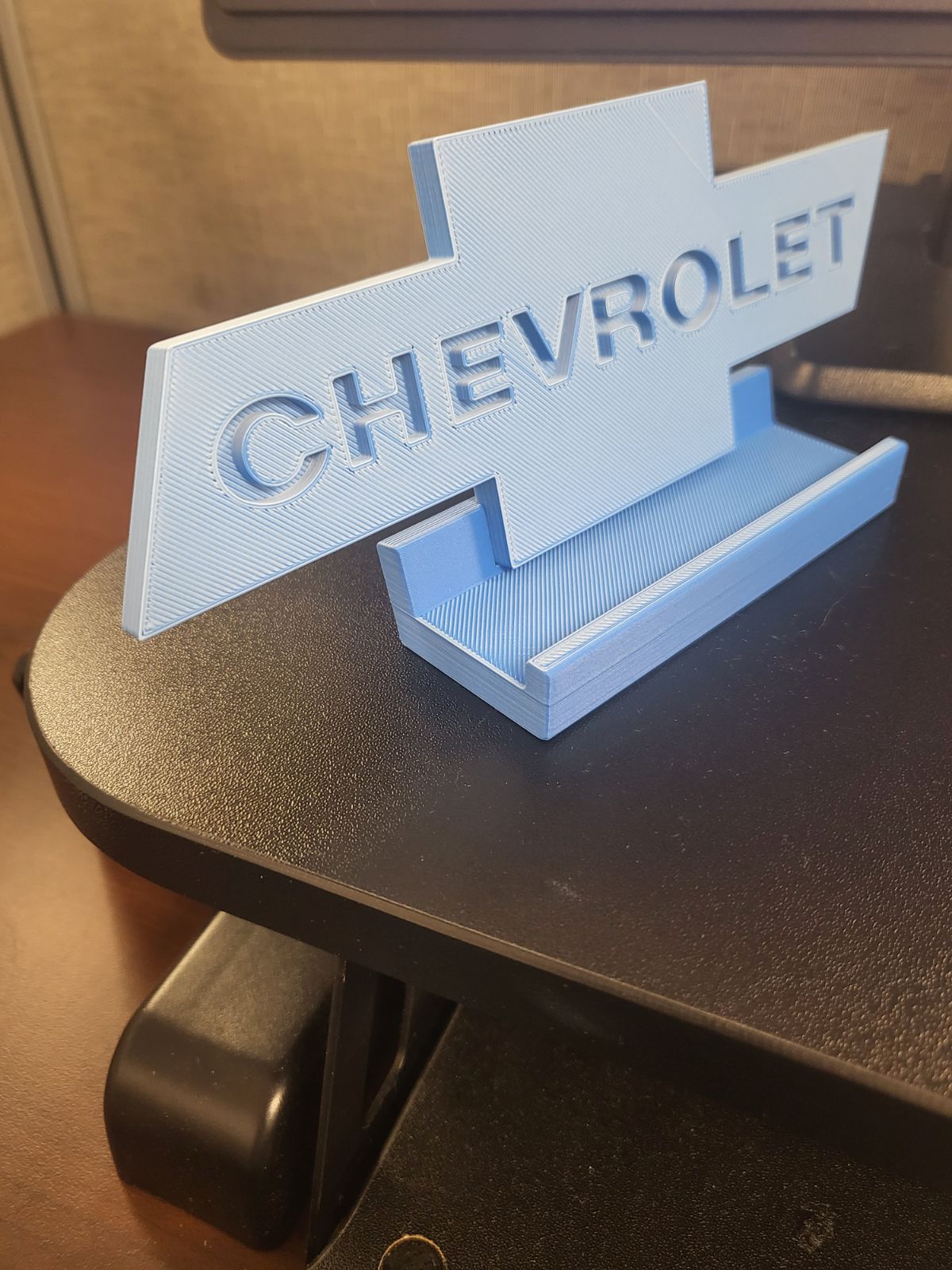 Chevy Logo Phone Stand by Bobrocks | Download free STL model ...