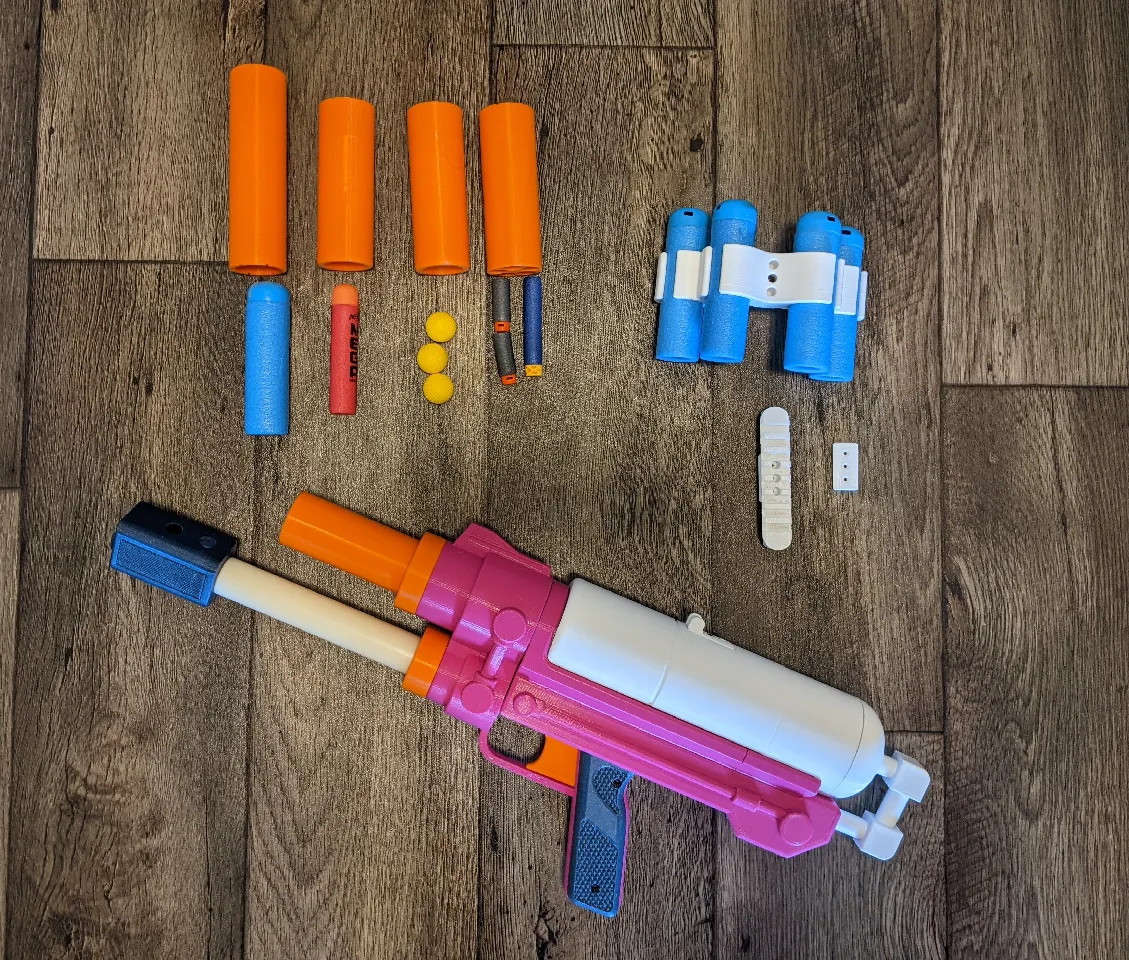Improved Nerf Titan barrels (Mega XL/MXL, Mega, Elite, Half