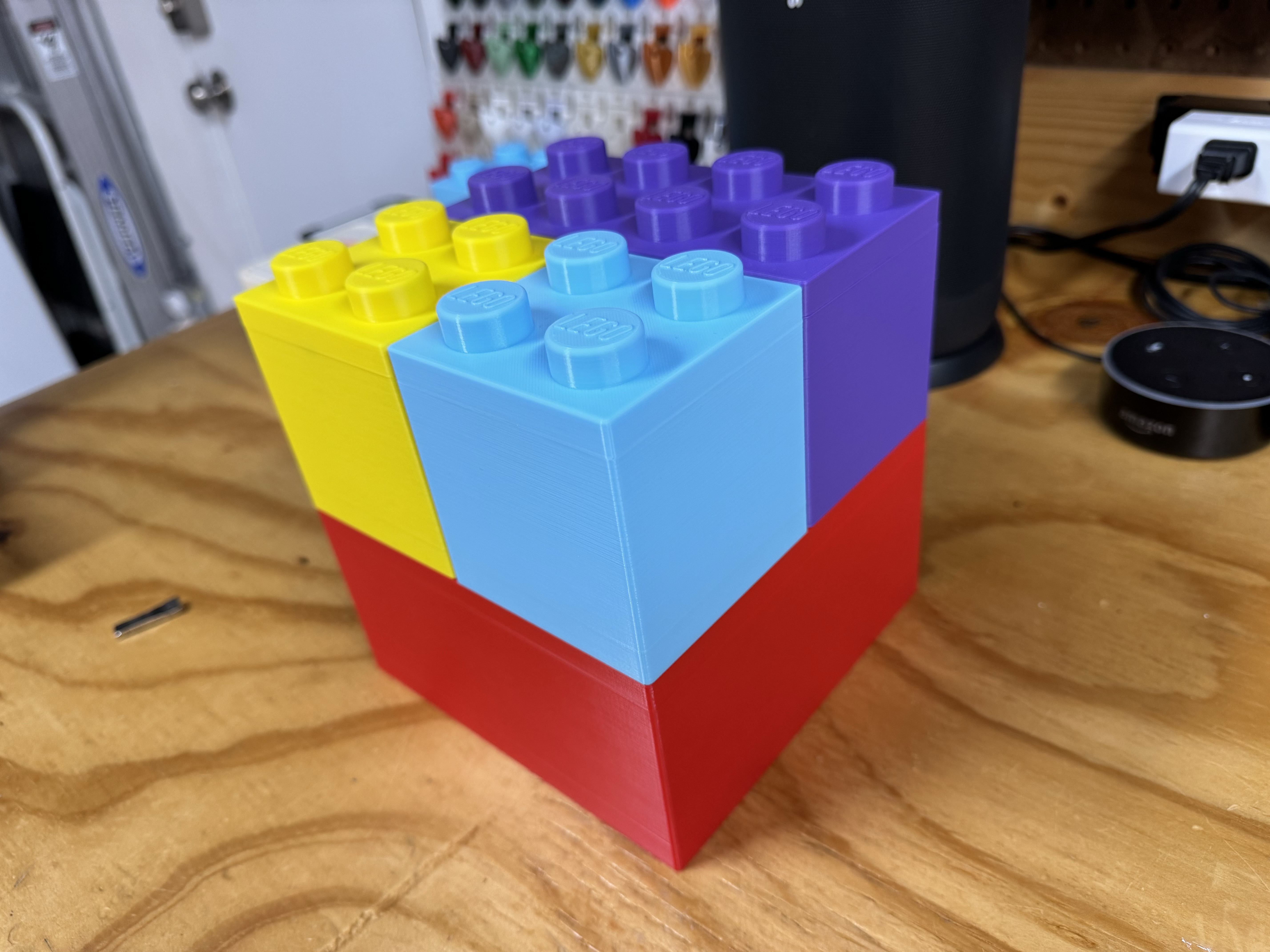Miniatura 3 do modelo 3D Stackable Lego Storage Containers