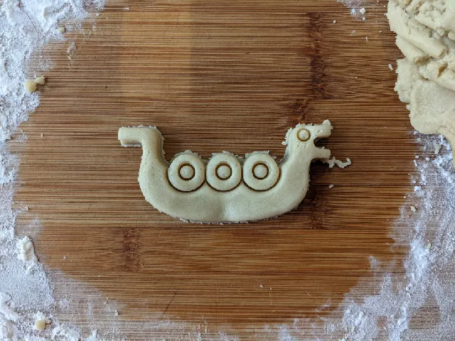 Viking Boat cookie cutter