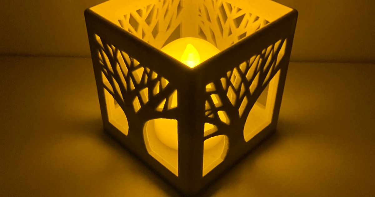 Tree Silhouette Holder For Candles, Napkins, Pens - modern - variations ...